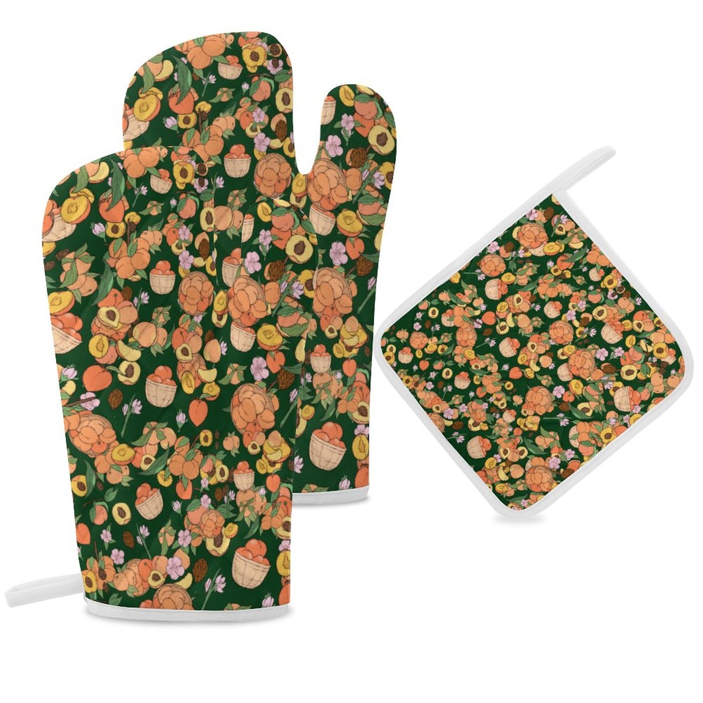 Oven Mitts & Pot Holder Set of 3