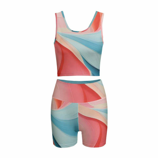 All-Over Print Women's Yoga Set PODSAVVY LIVING