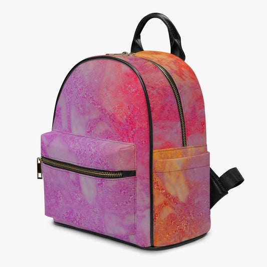 All Over Printed PU Backpack PODSAVVY LIVING