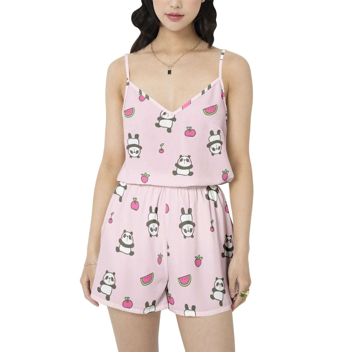 Cami Top and Short Pajama Set PODSAVVY LIVING