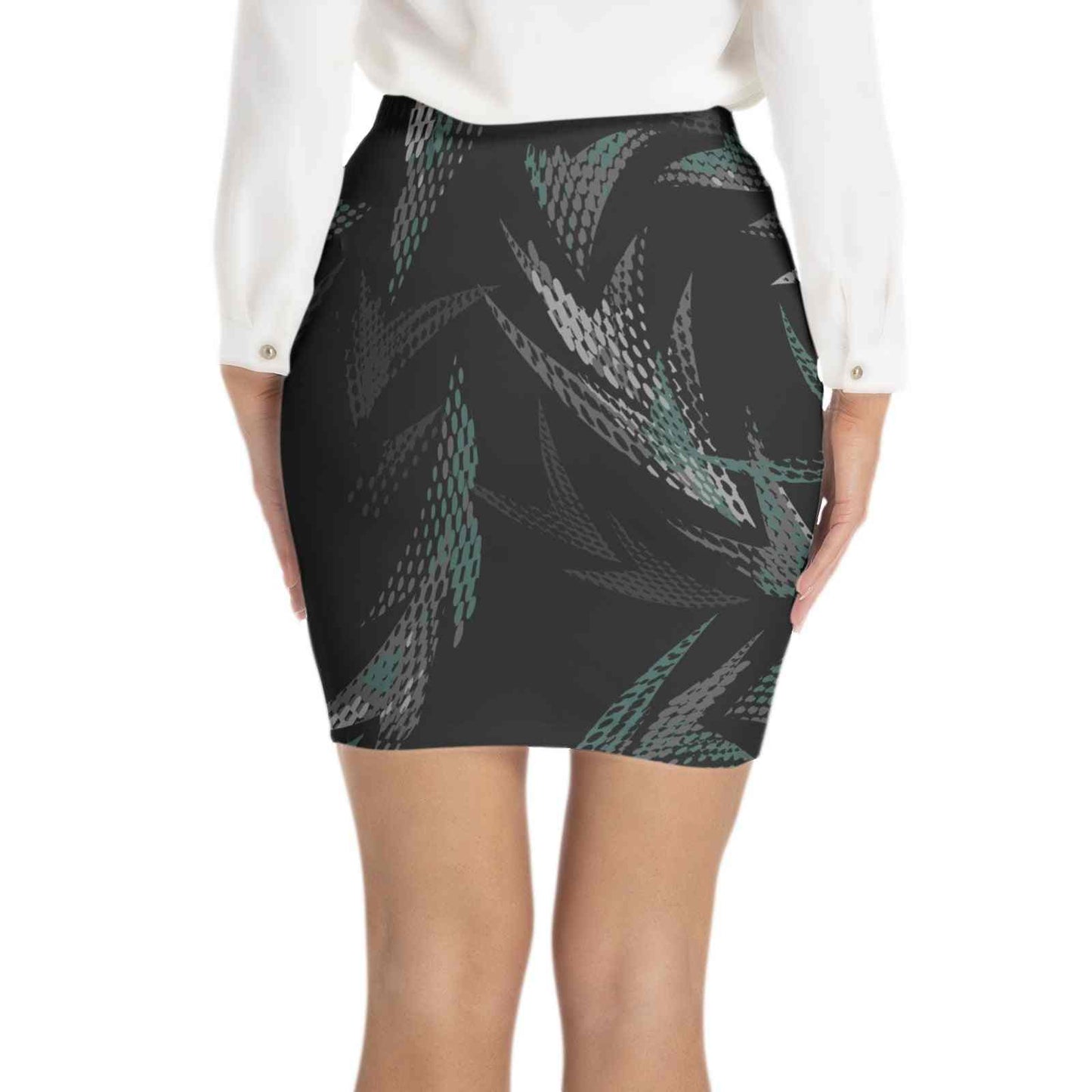 Elastic Waist Bodycon Skirt PODSAVVY LIVING