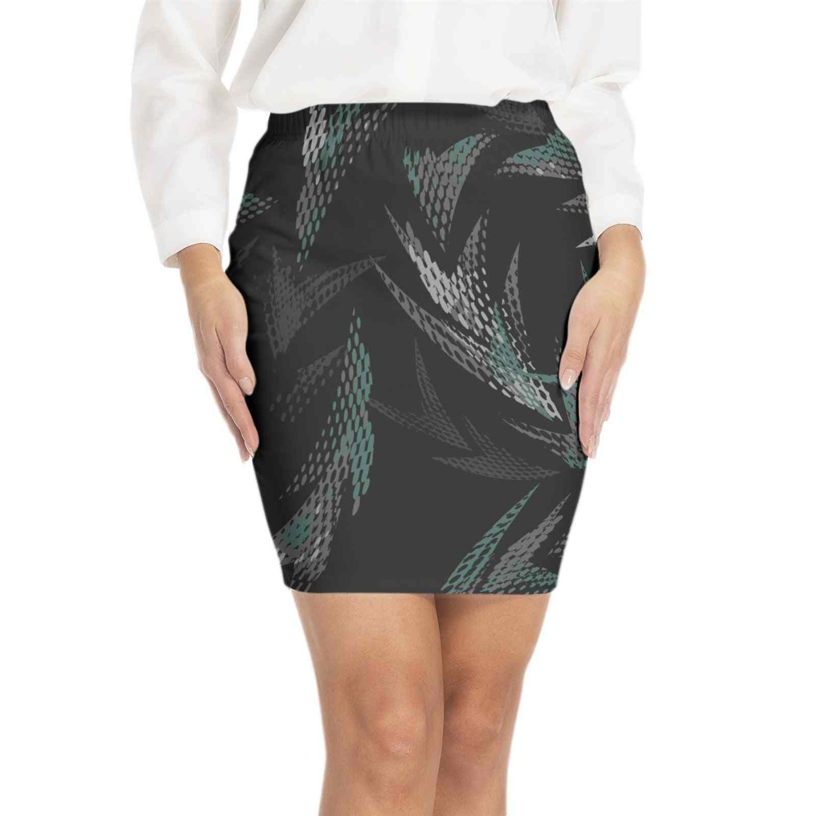 Elastic Waist Bodycon Skirt PODSAVVY LIVING