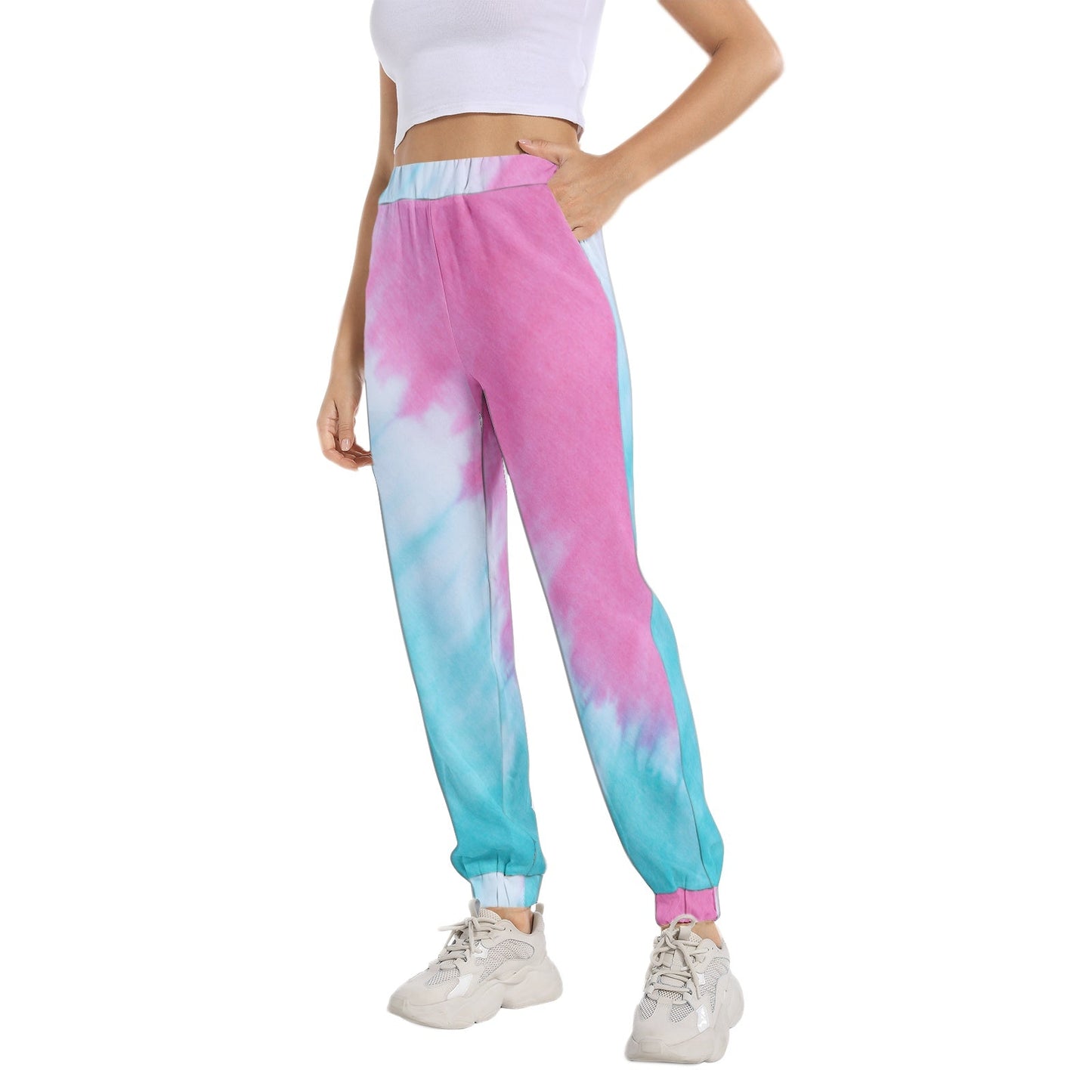 Elastic Waist Tapered Sweatpant PODSAVVY LIVING