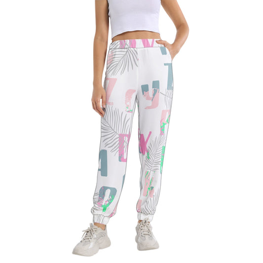 Elastic Waist Tapered Sweatpant PODSAVVY LIVING