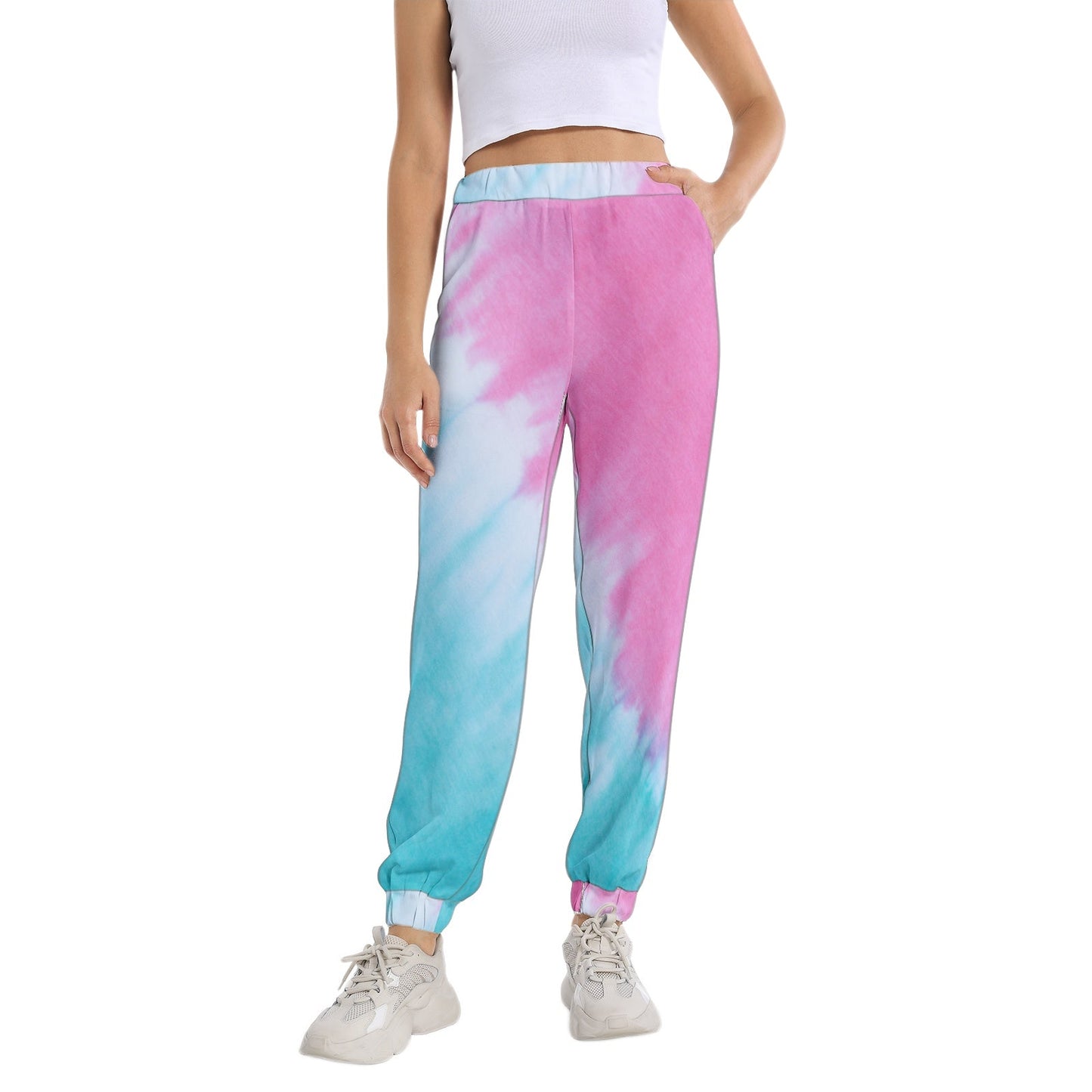 Elastic Waist Tapered Sweatpant PODSAVVY LIVING