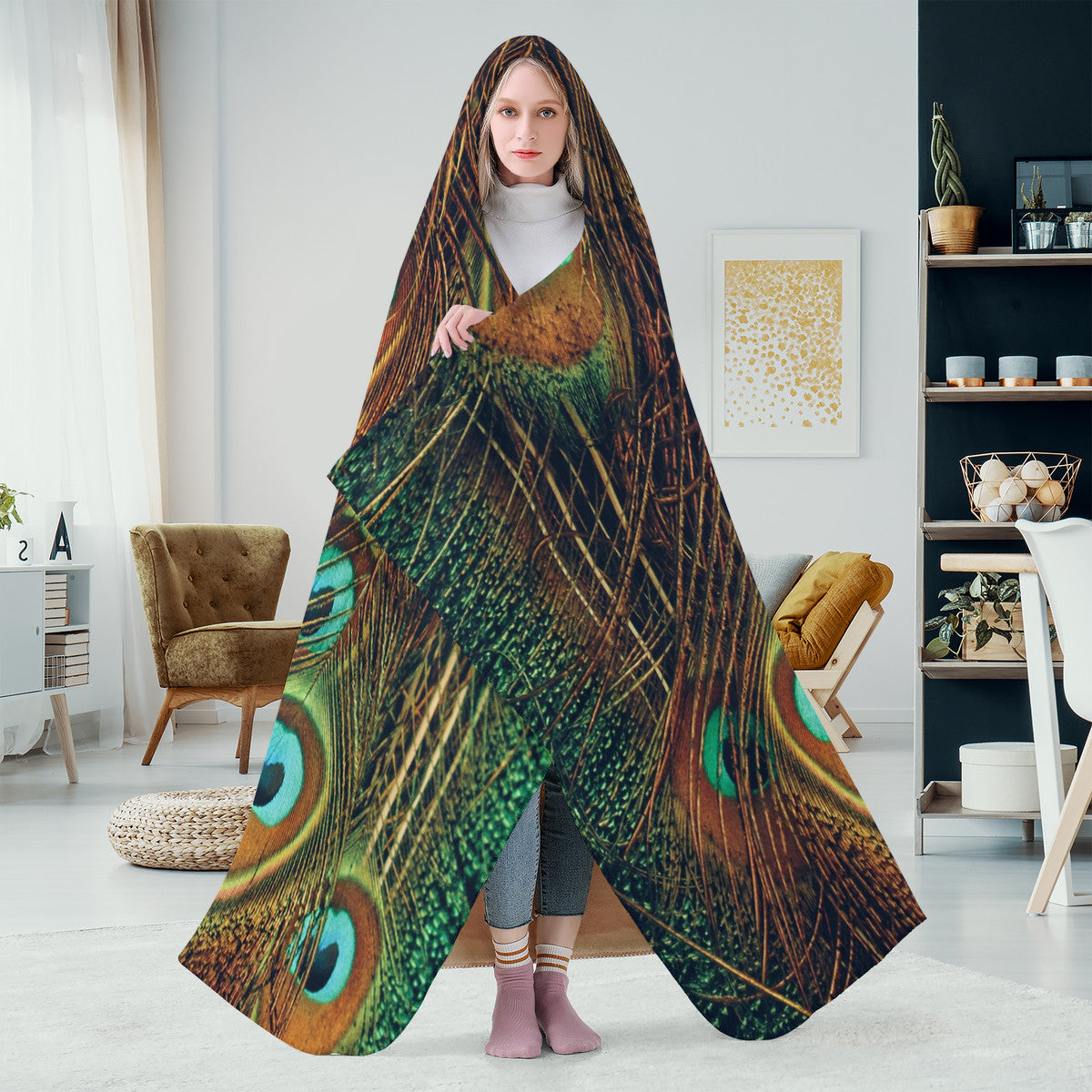 Hooded Blanket PODSAVVY LIVING