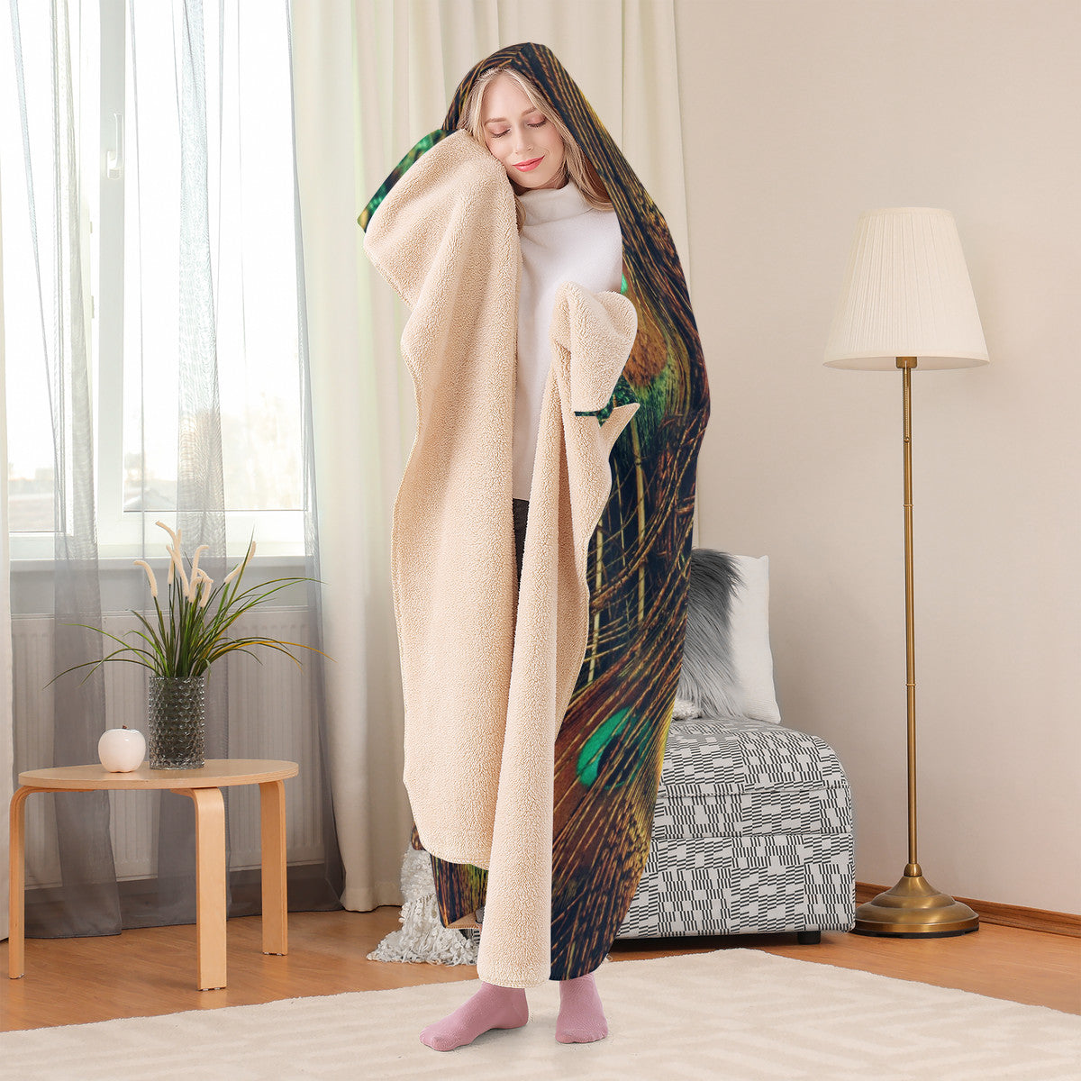 Hooded Blanket PODSAVVY LIVING