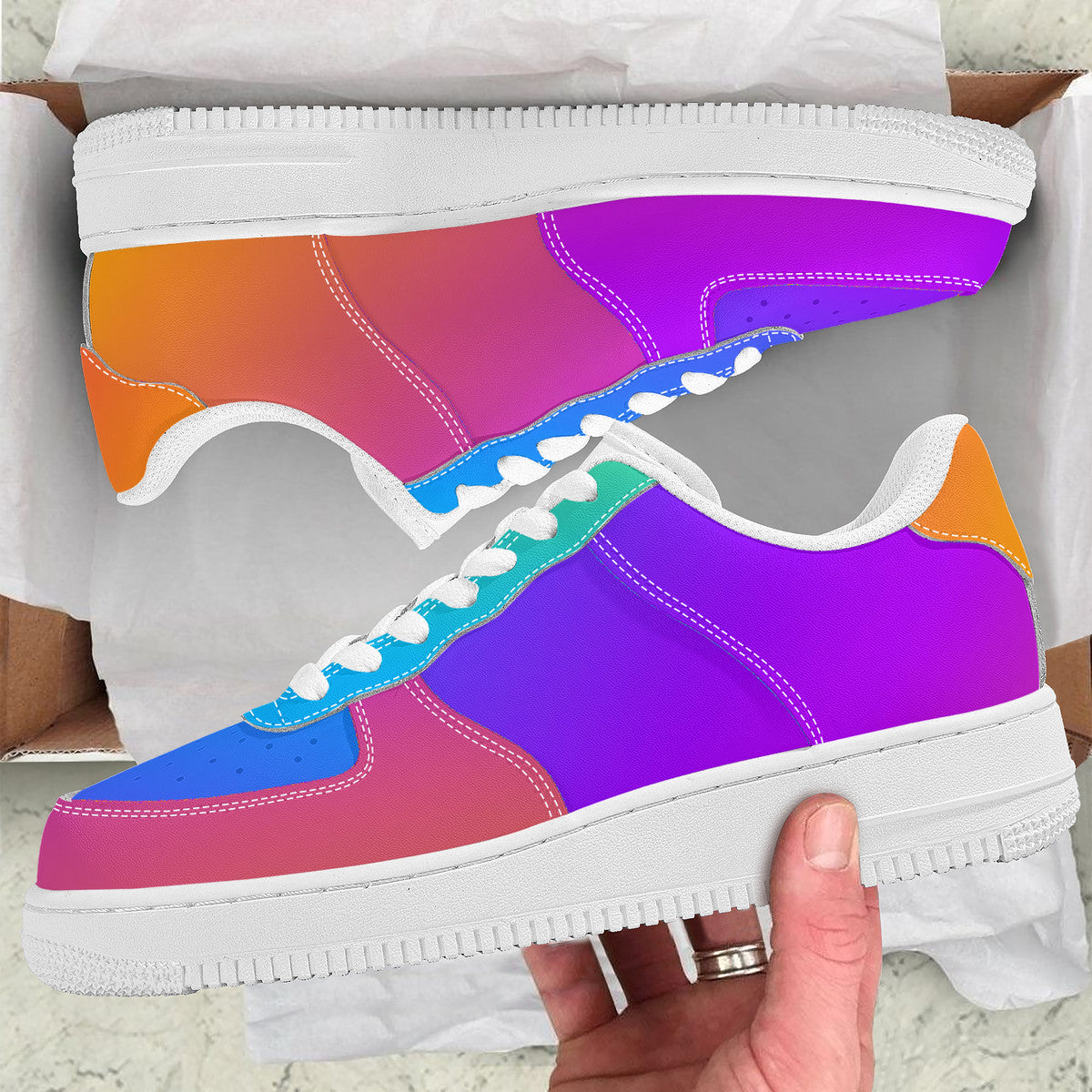 Rainbow Low Top Unisex Sneaker