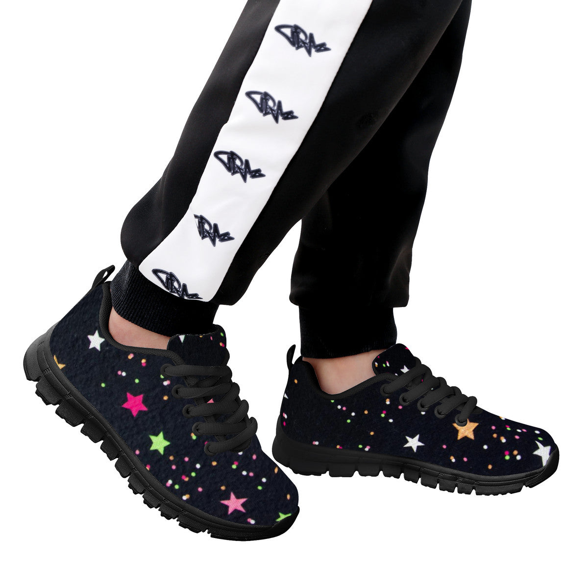 Kids Sneakers - Black PODSAVVY LIVING