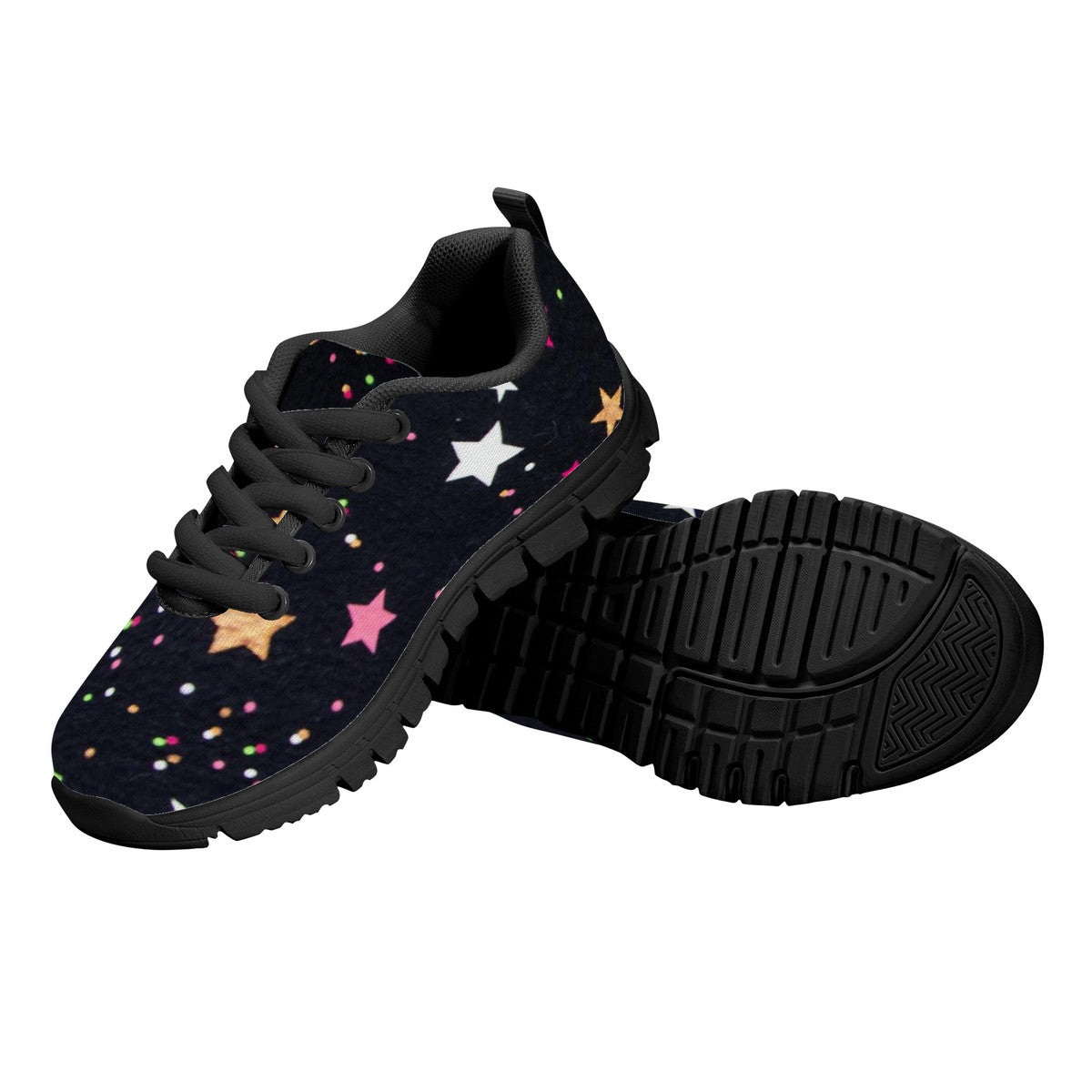 Kids Sneakers - Black PODSAVVY LIVING