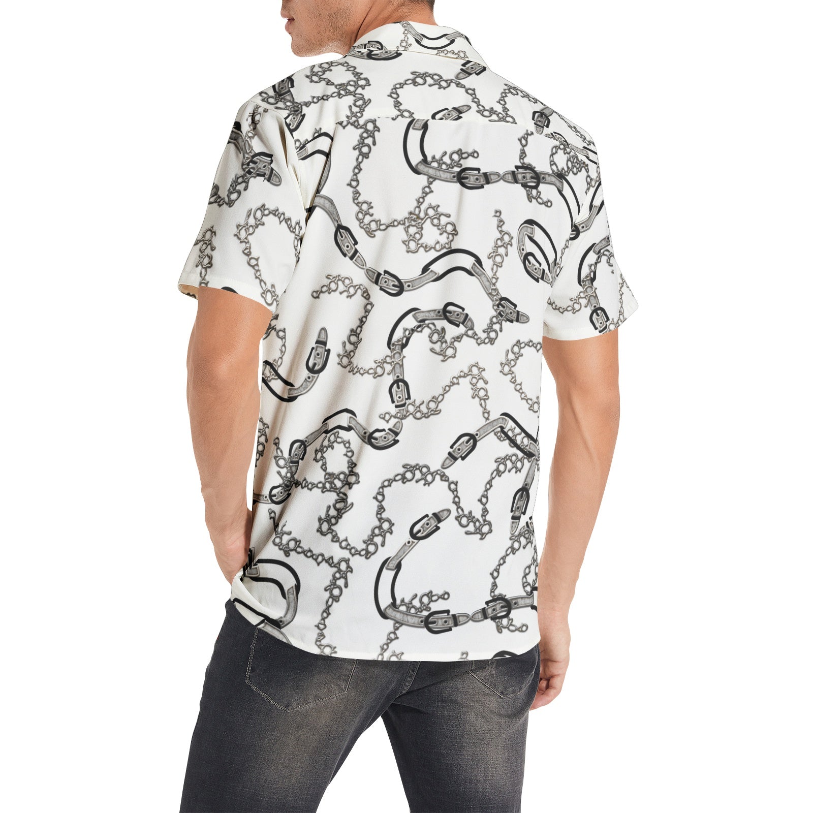 Men's All-over print Short Sleeve Shirts PODSAVVY LIVING