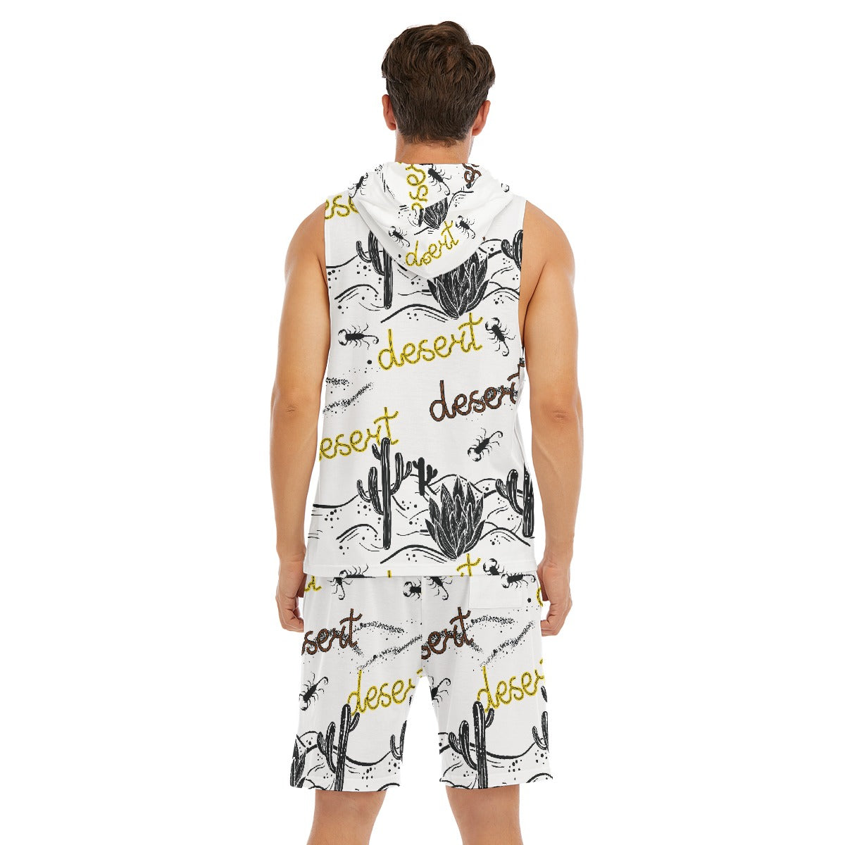 Men's Sleeveless Vest And Shorts Set PODSAVVY LIVING