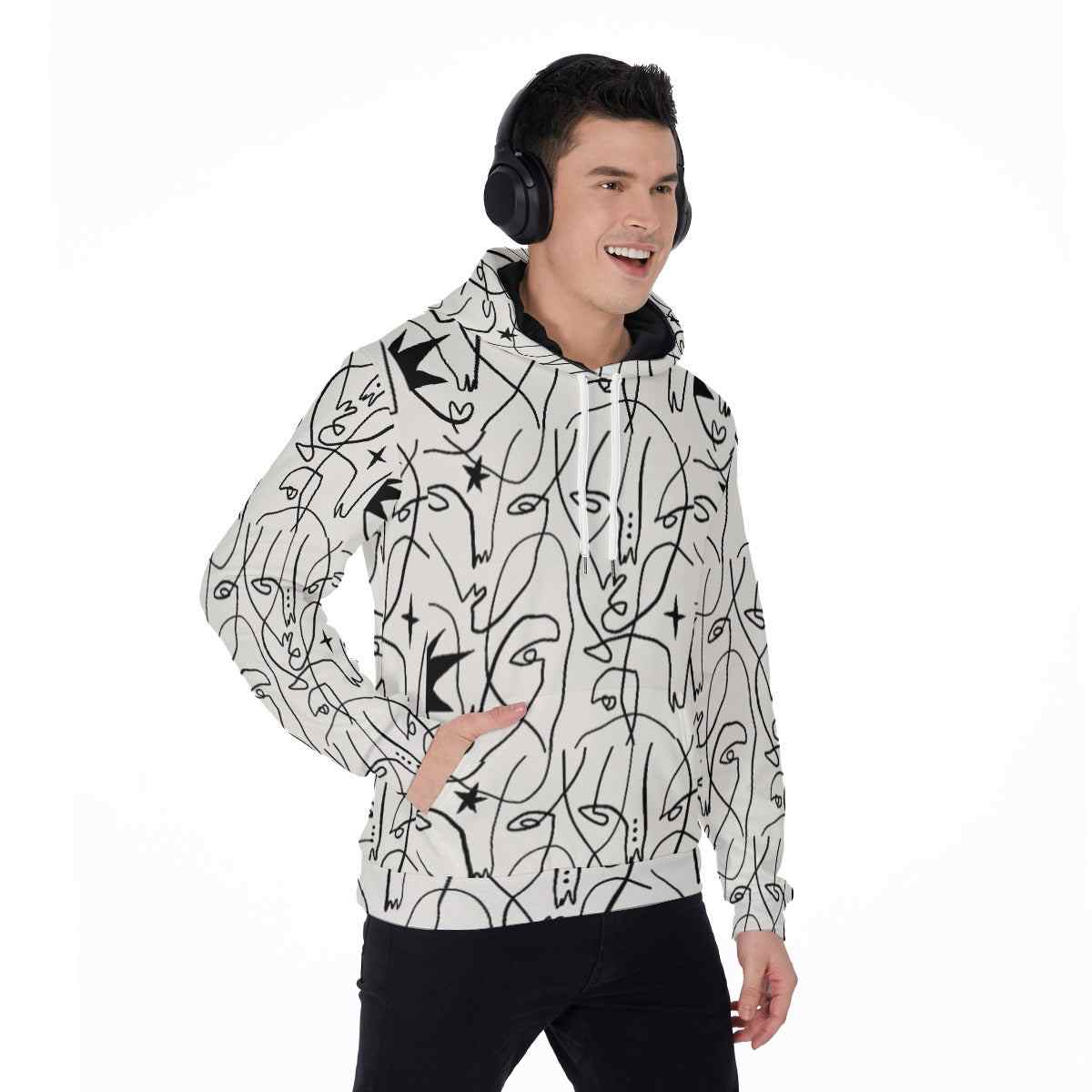 Men's Thicken Pullover Hoodie PODSAVVY LIVING