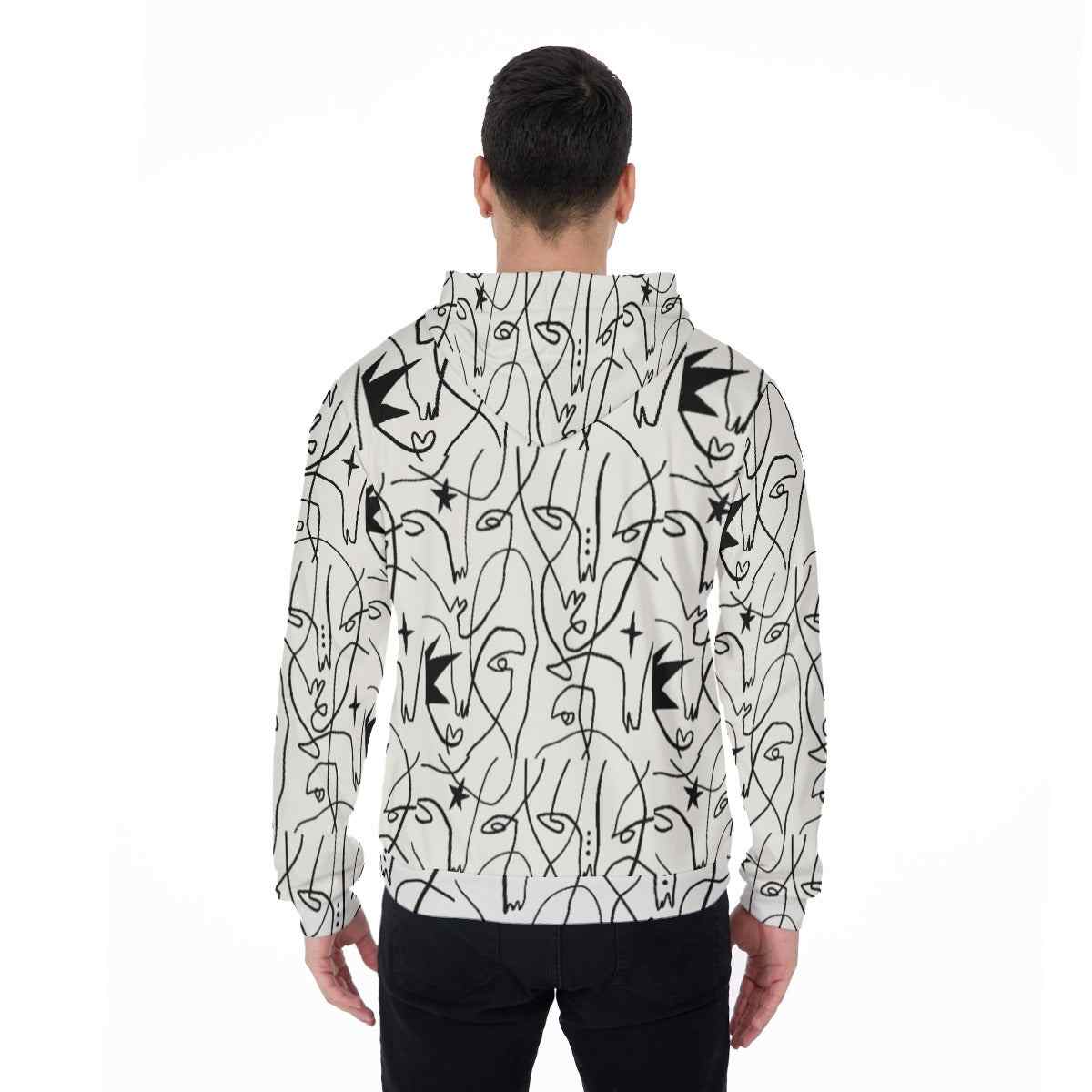 Men's Thicken Pullover Hoodie PODSAVVY LIVING