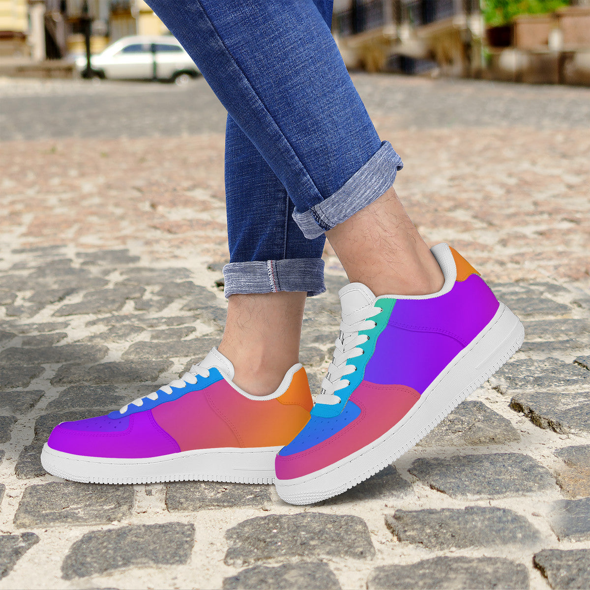 Rainbow Low Top Unisex Sneaker