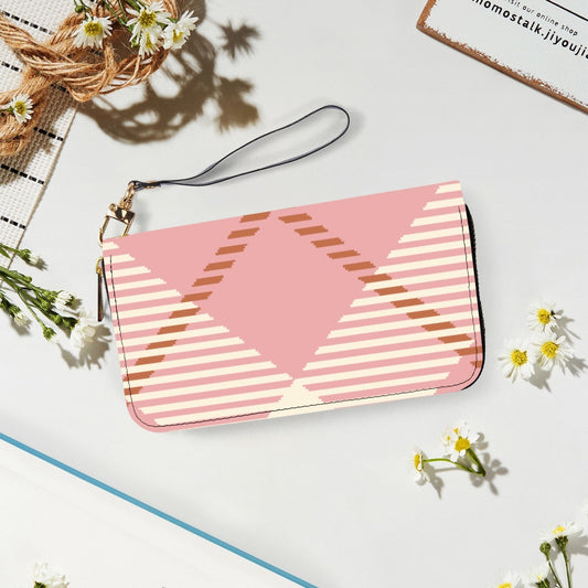 PU Leather Strap Zipper Wallet PODSAVVY LIVING