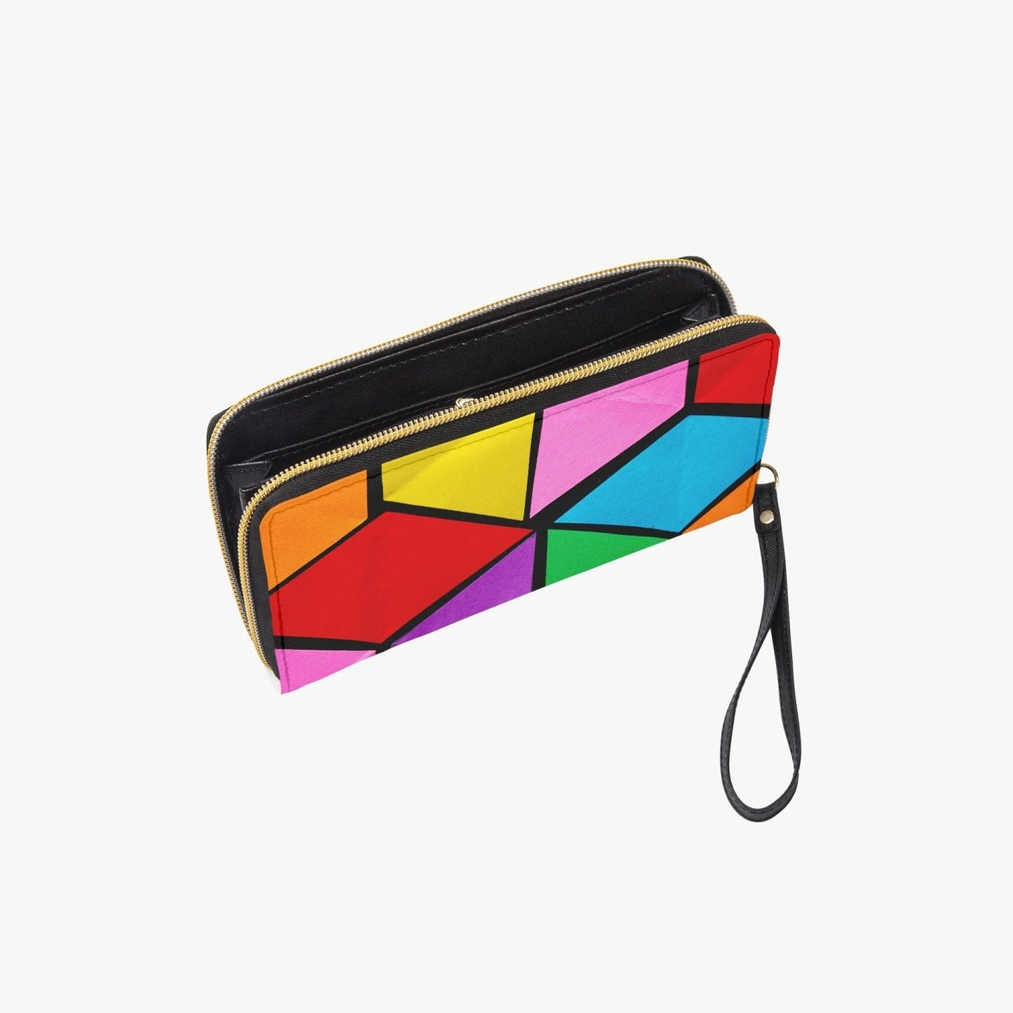 PU Leather Wristlet Clutch Wallet PODSAVVY LIVING