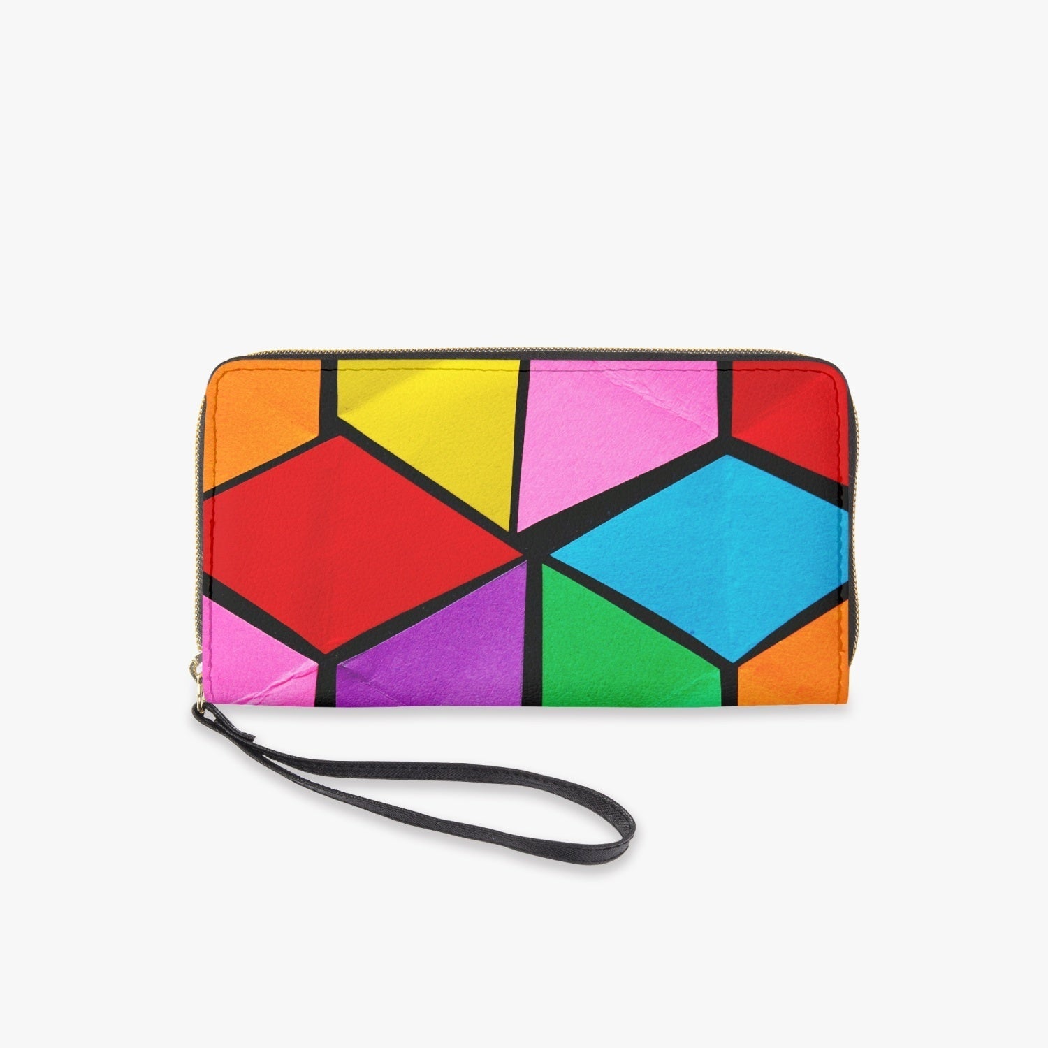 PU Leather Wristlet Clutch Wallet PODSAVVY LIVING