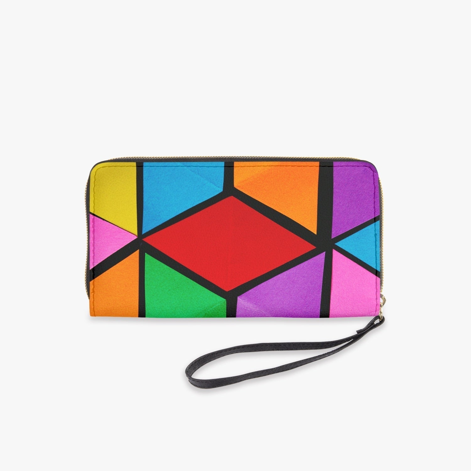 PU Leather Wristlet Clutch Wallet PODSAVVY LIVING