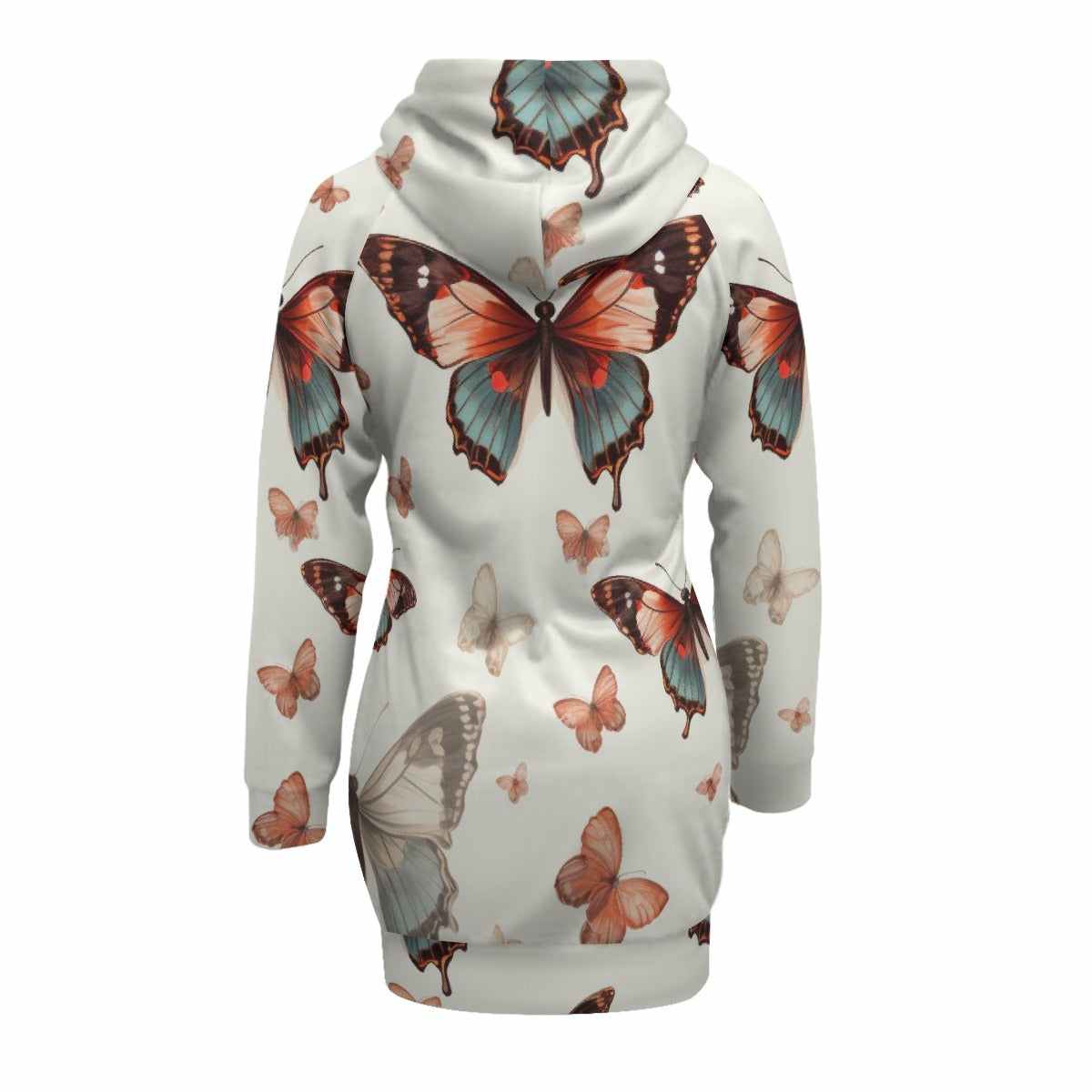 Print Women's Pullover Hoodie With Raglan Sleeve PODSAVVY LIVING