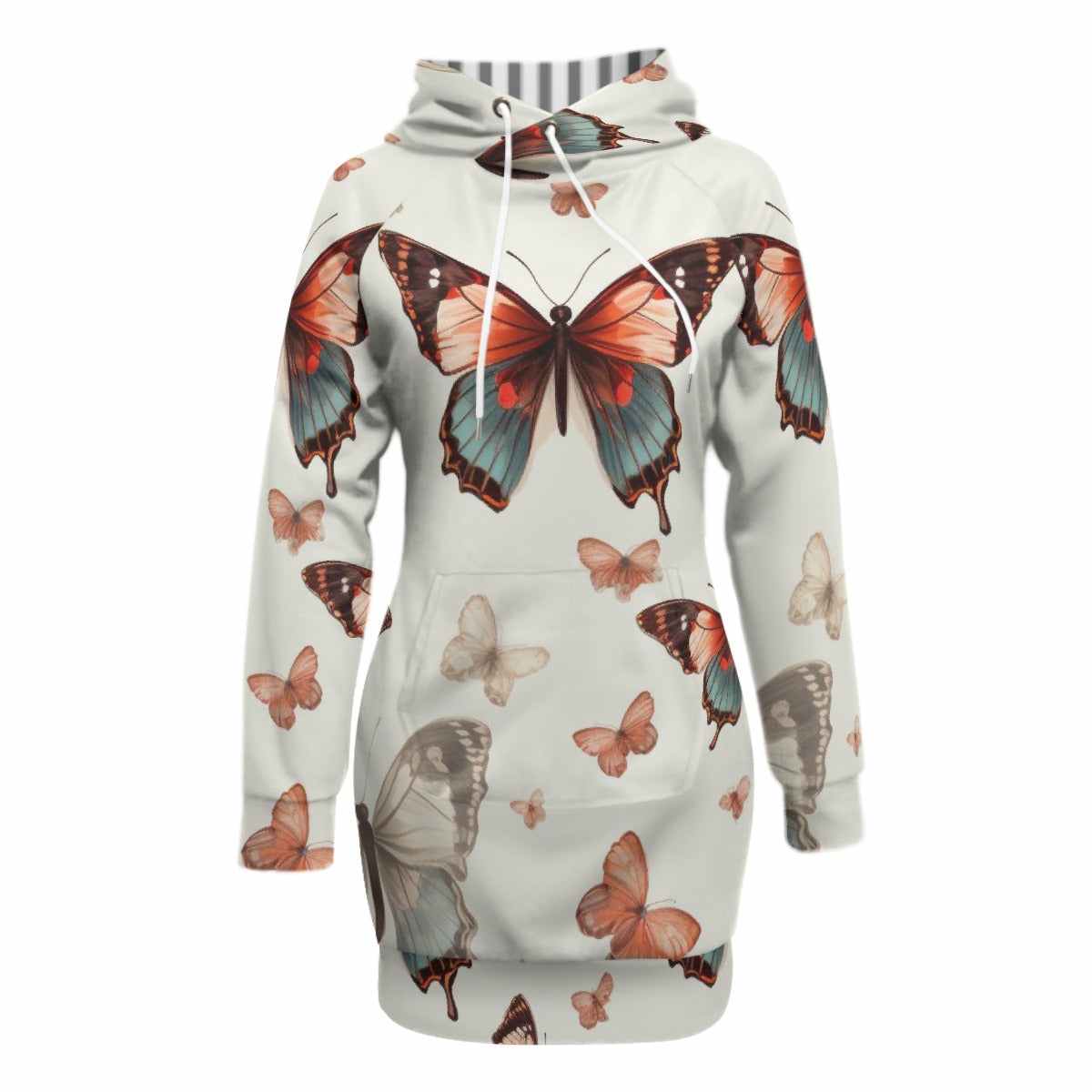 Print Women's Pullover Hoodie With Raglan Sleeve PODSAVVY LIVING