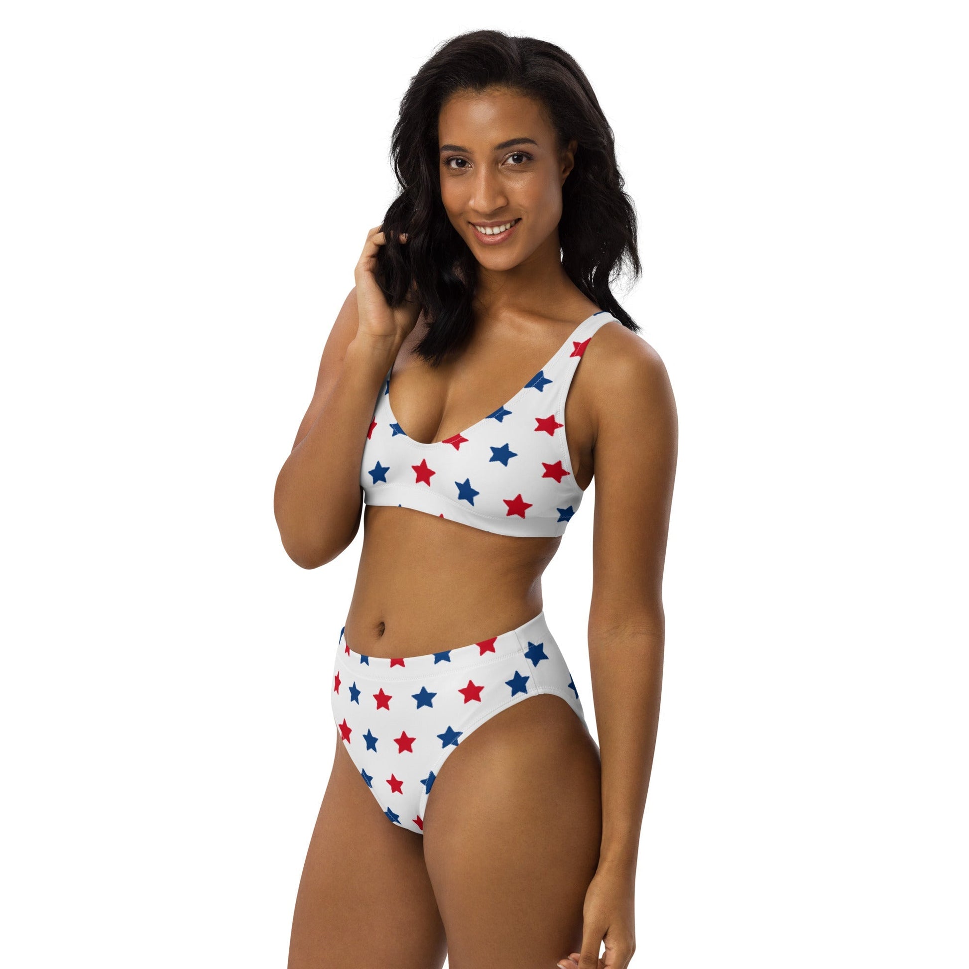 Recycled high-waisted bikini PODSAVVY LIVING