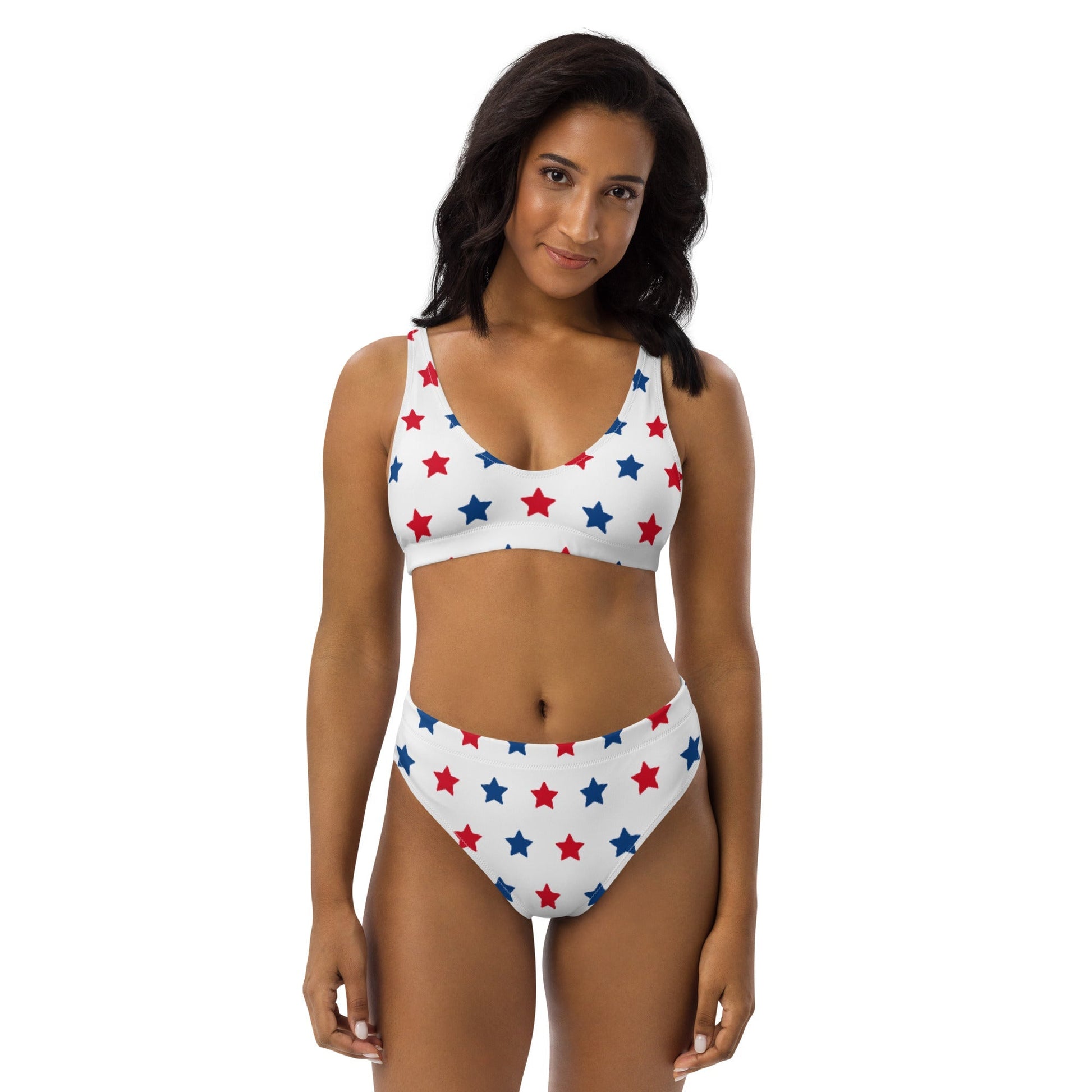 Recycled high-waisted bikini PODSAVVY LIVING