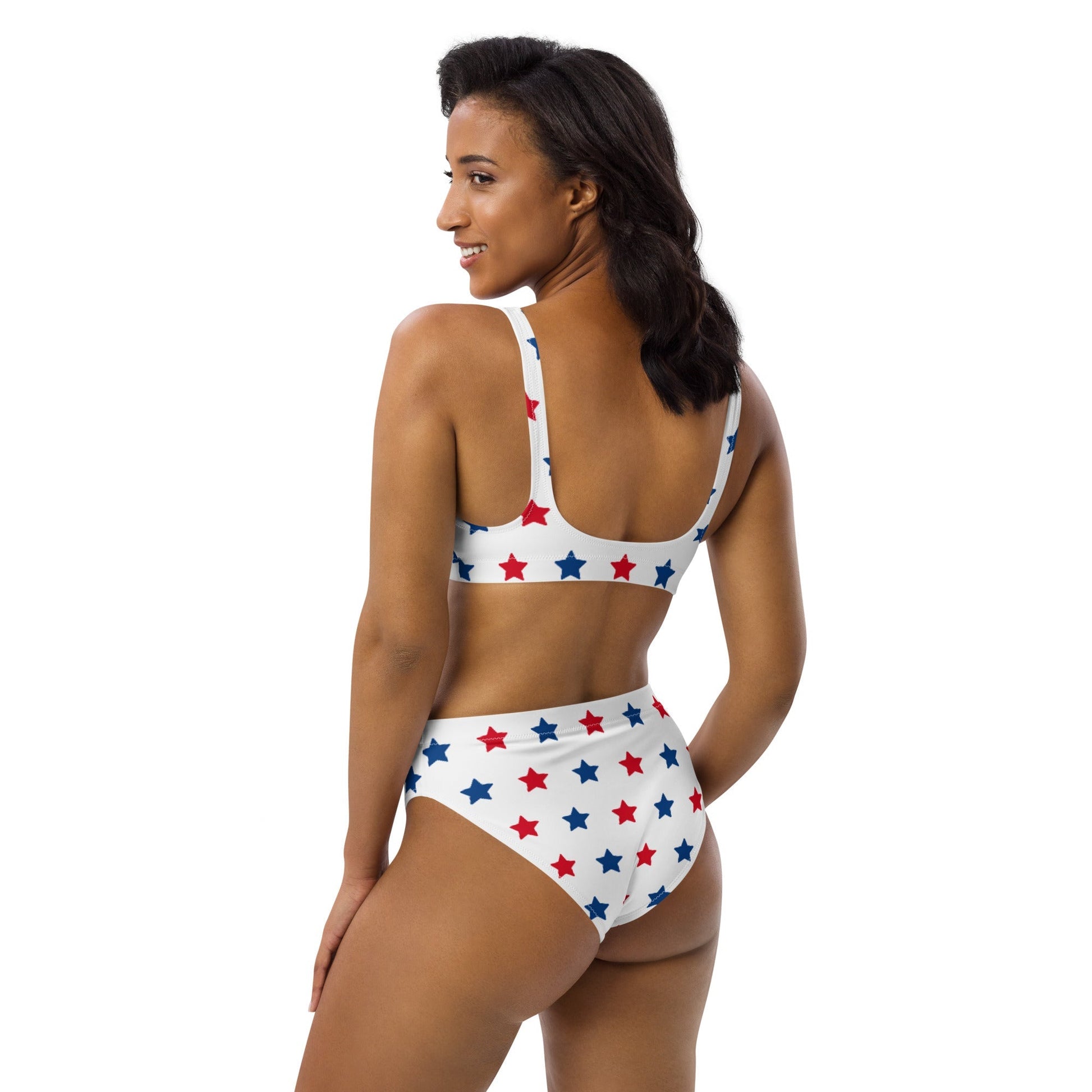 Recycled high-waisted bikini PODSAVVY LIVING