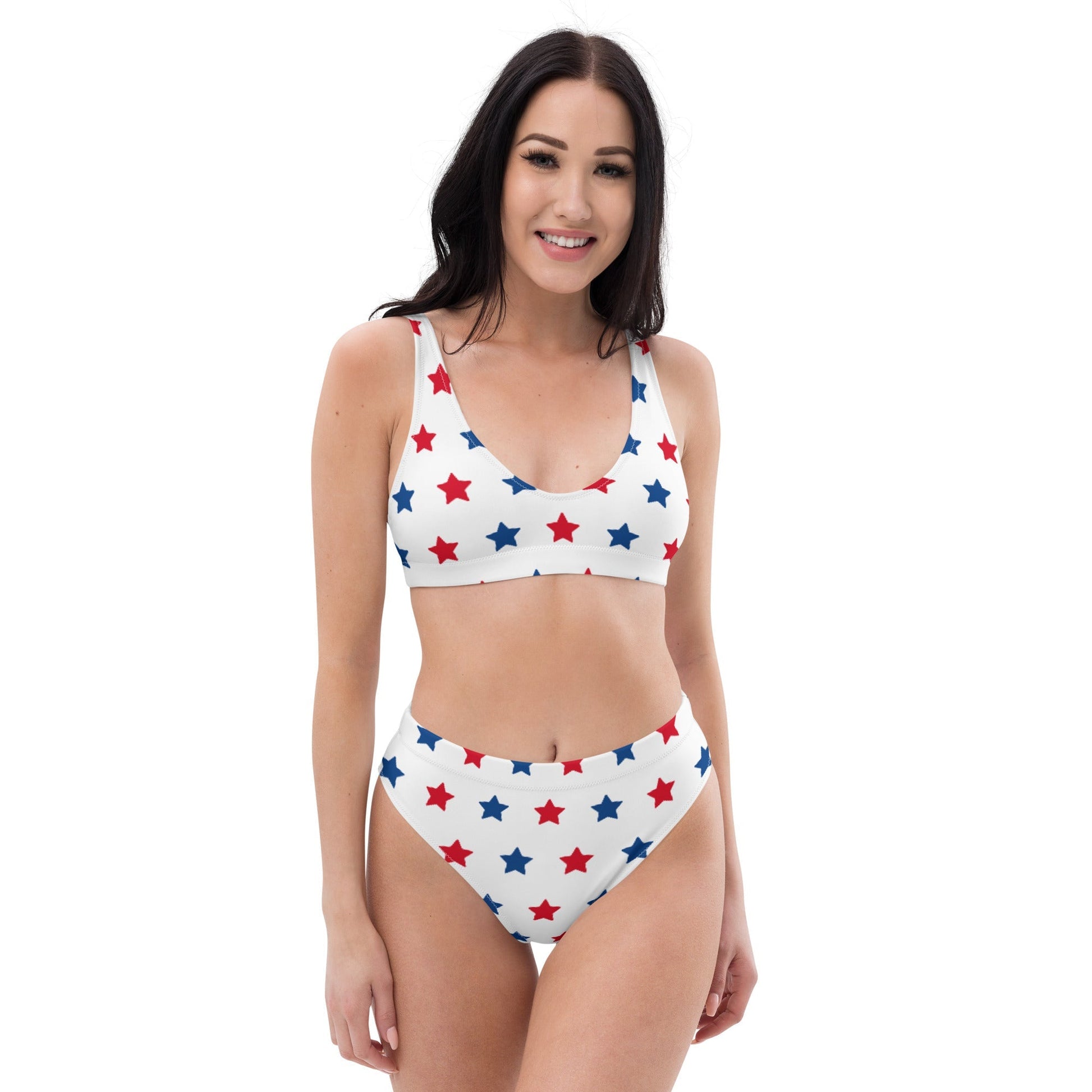 Recycled high-waisted bikini PODSAVVY LIVING