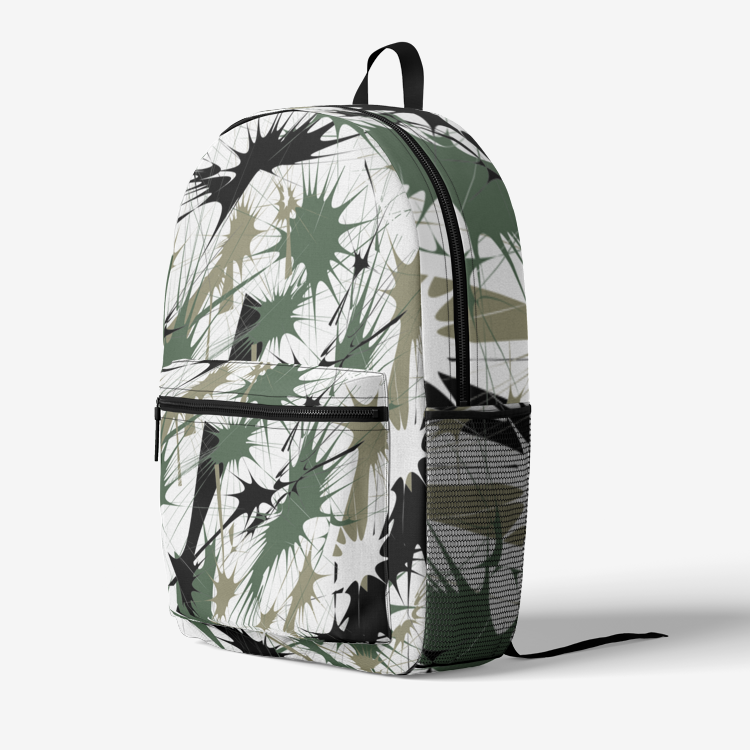 Retro Colorful Print Trendy Backpack PODSAVVY LIVING