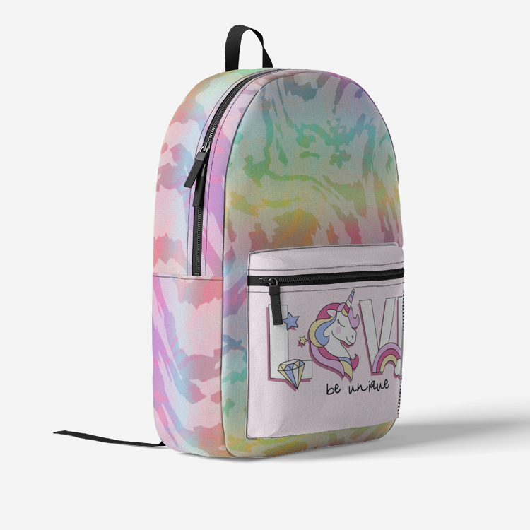 Retro Colorful Print Trendy Backpack PODSAVVY LIVING