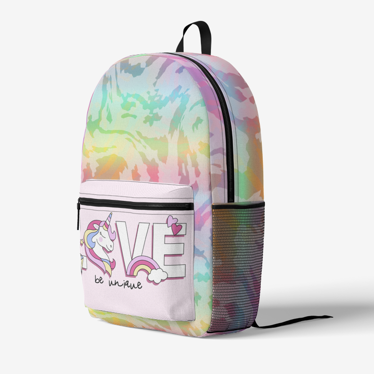 Retro Colorful Print Trendy Backpack PODSAVVY LIVING