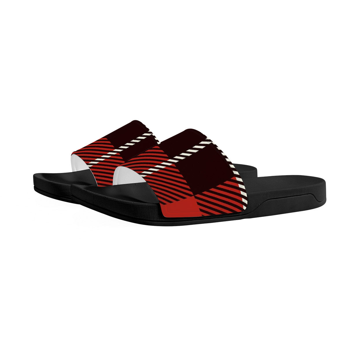 Slide Sandals - Black PODSAVVY LIVING