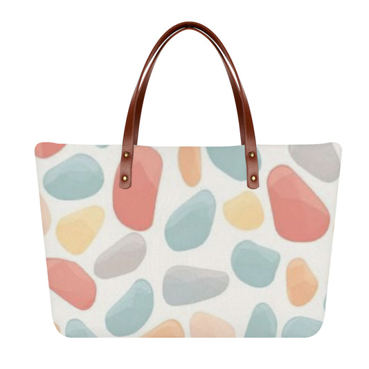 Colorful stone pattern Cloth Tote bag