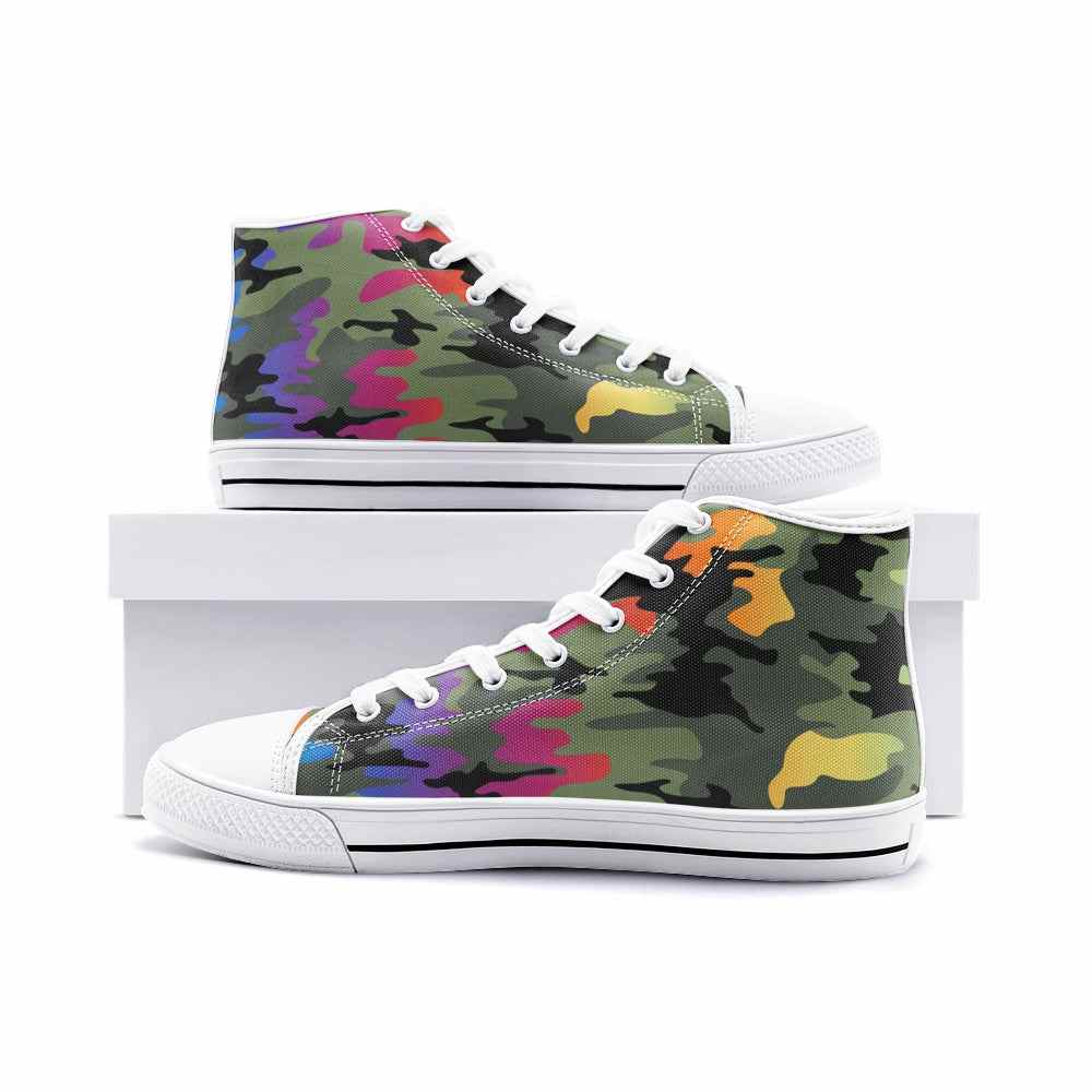 Unisex High Top Canvas Shoes PODSAVVY LIVING