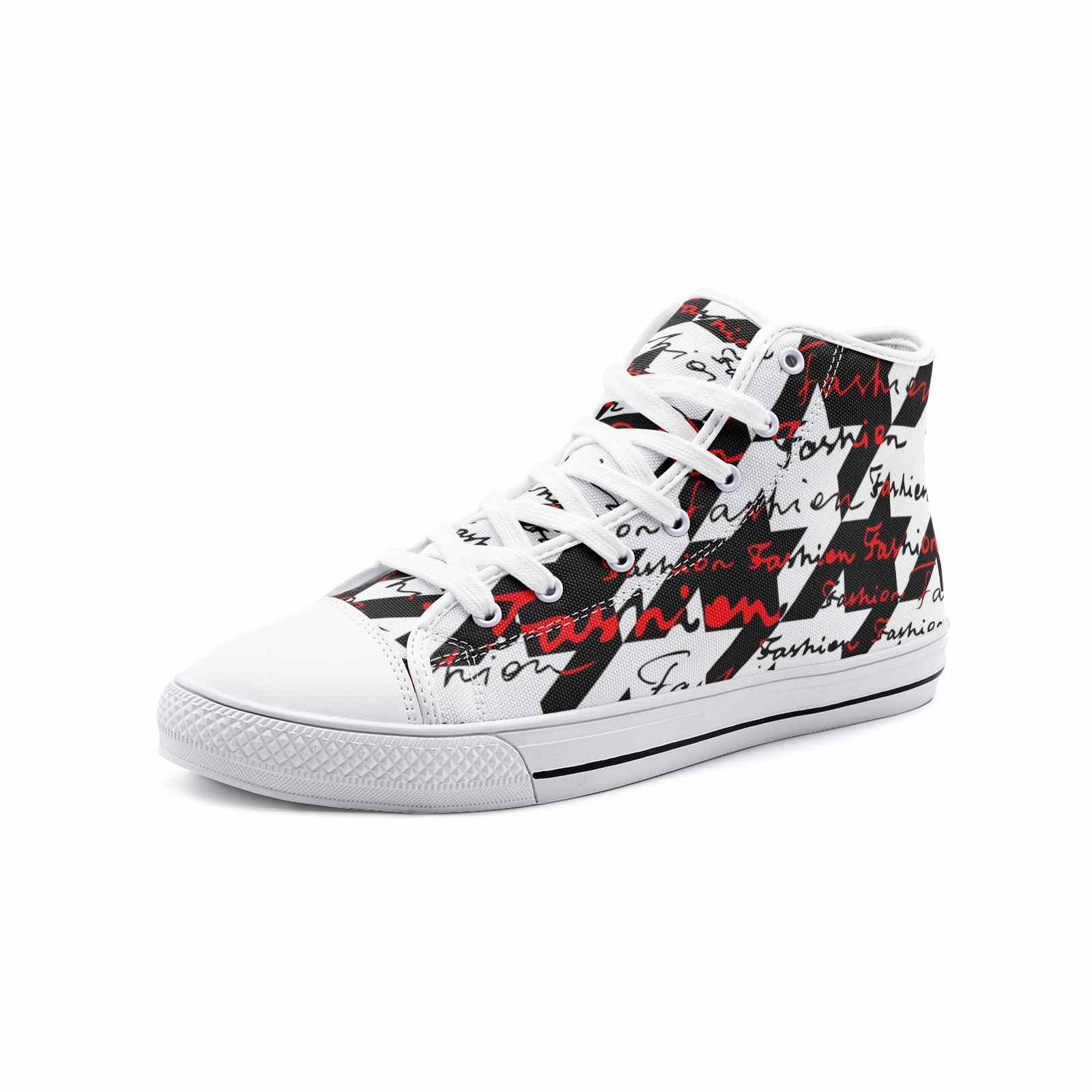 Unisex High Top Canvas Shoes PODSAVVY LIVING