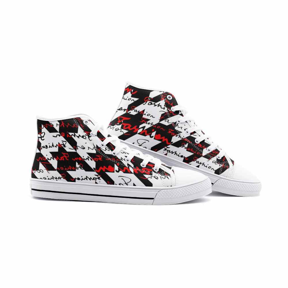 Unisex High Top Canvas Shoes PODSAVVY LIVING