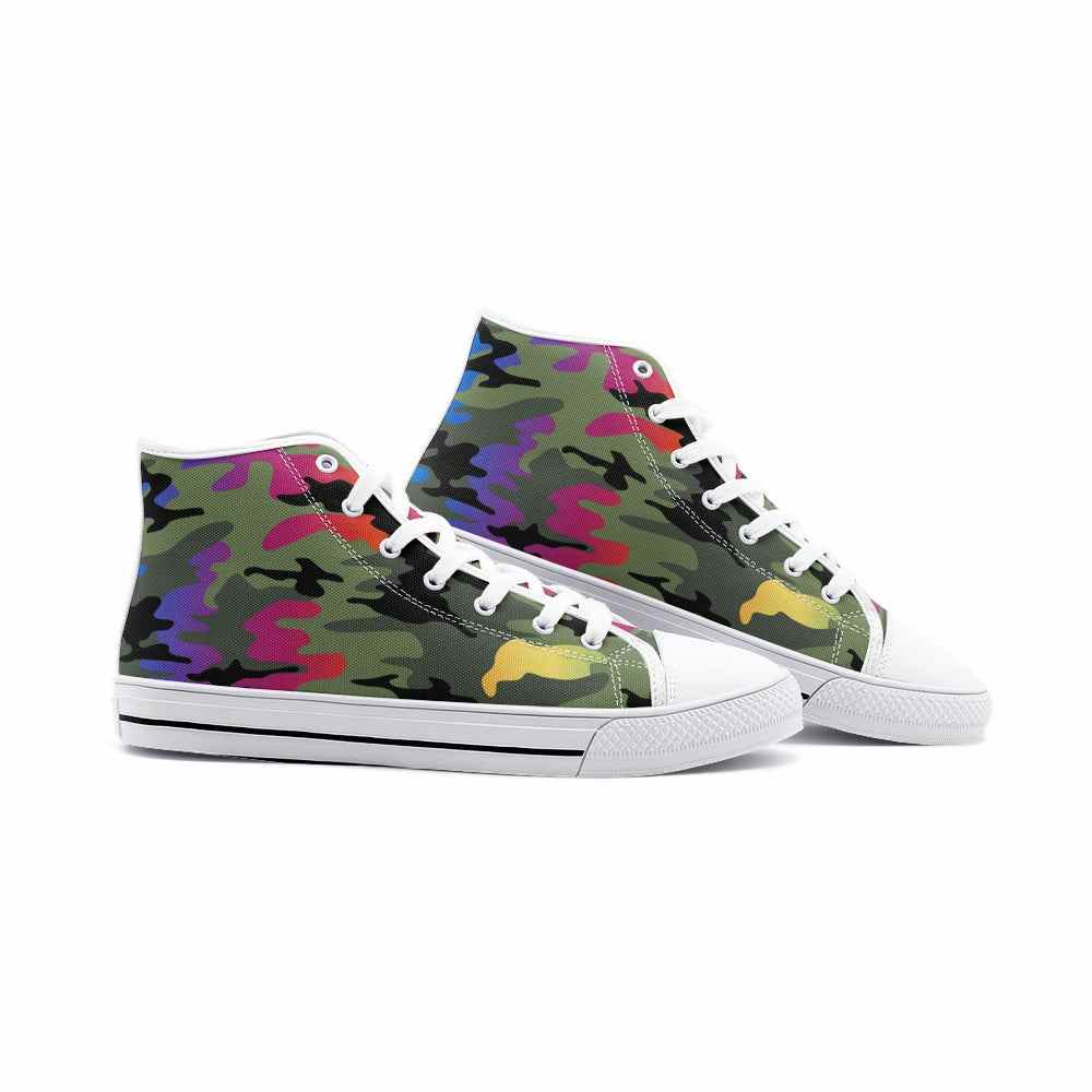 Unisex High Top Canvas Shoes PODSAVVY LIVING