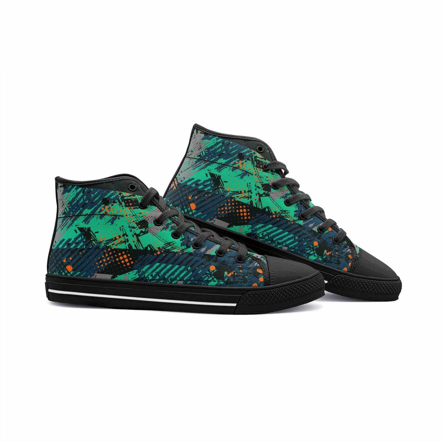 Unisex High Top Canvas Shoes PODSAVVY LIVING