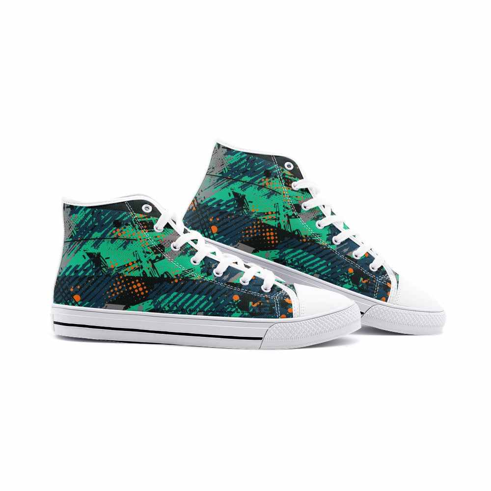 Unisex High Top Canvas Shoes PODSAVVY LIVING