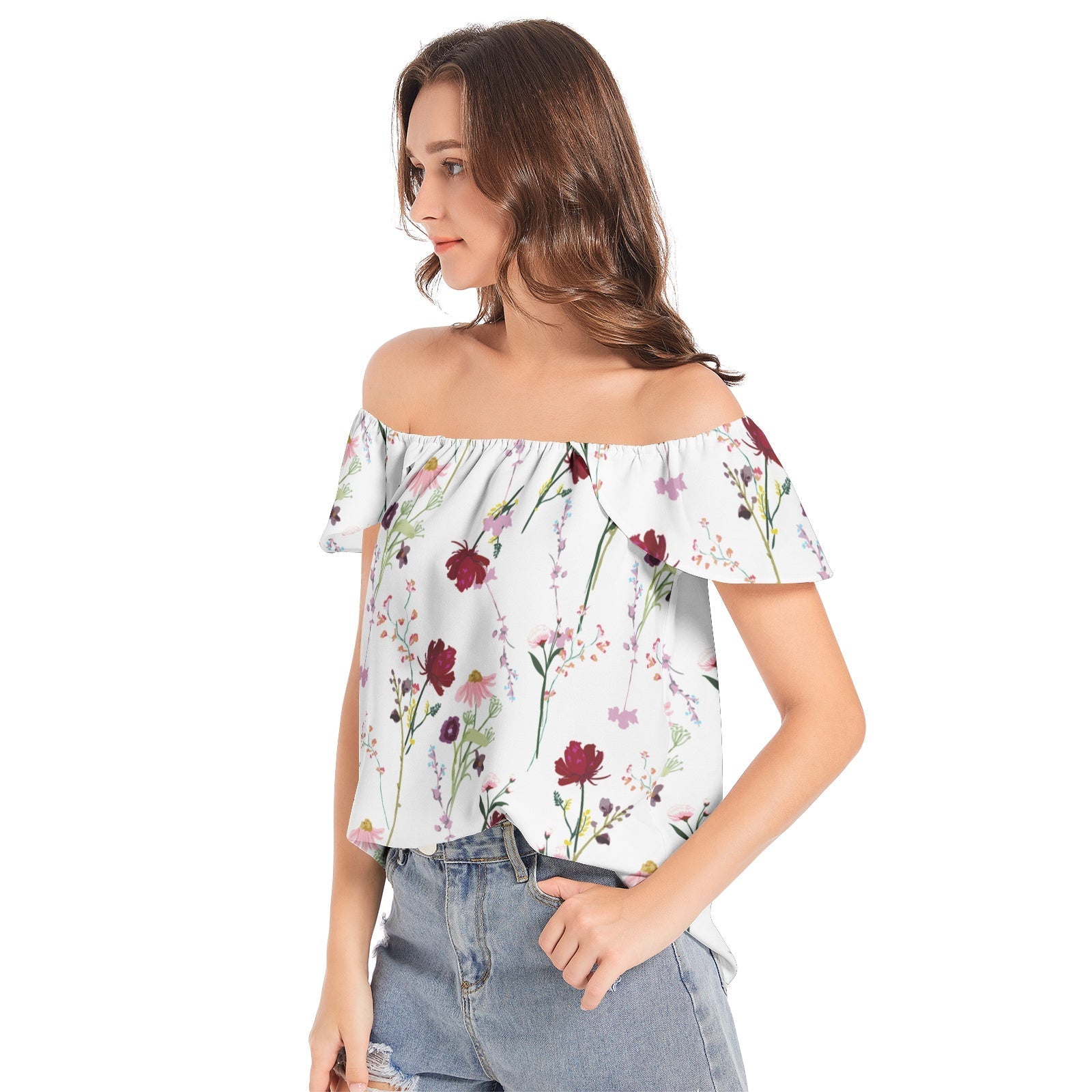 Women's Off The Shoulder Top PODSAVVY LIVING