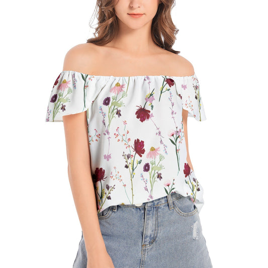 Women's Off The Shoulder Top PODSAVVY LIVING