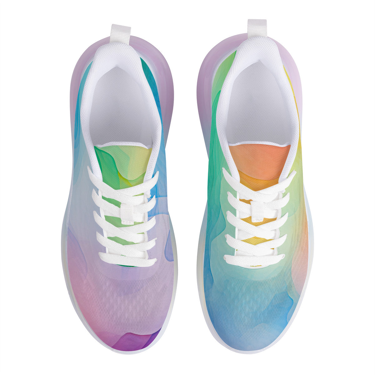 Women's Rainbow Atmospheric Cushion Running Shoes PODSAVVY LIVING