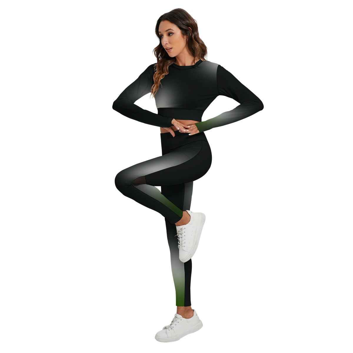 Women's Sport Set With Backless Top And Leggings PODSAVVY LIVING