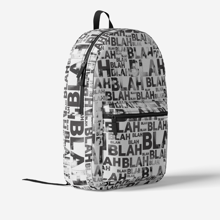 Retro Colorful Print Trendy Backpack