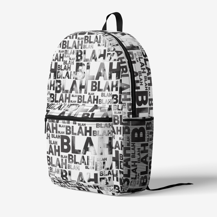 Retro Colorful Print Trendy Backpack