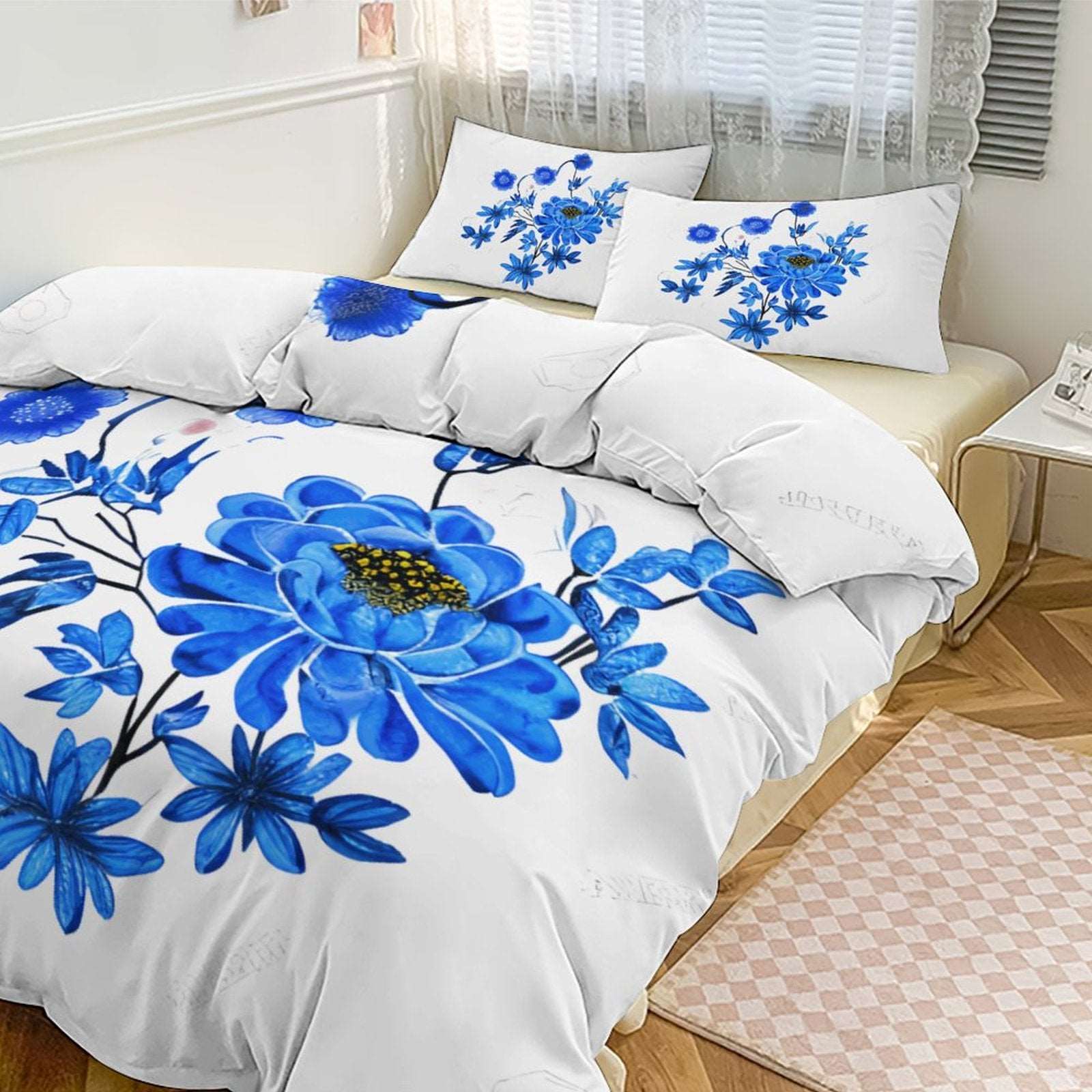 3-Piece Bedding Set-102"x90"/ 259x229cm