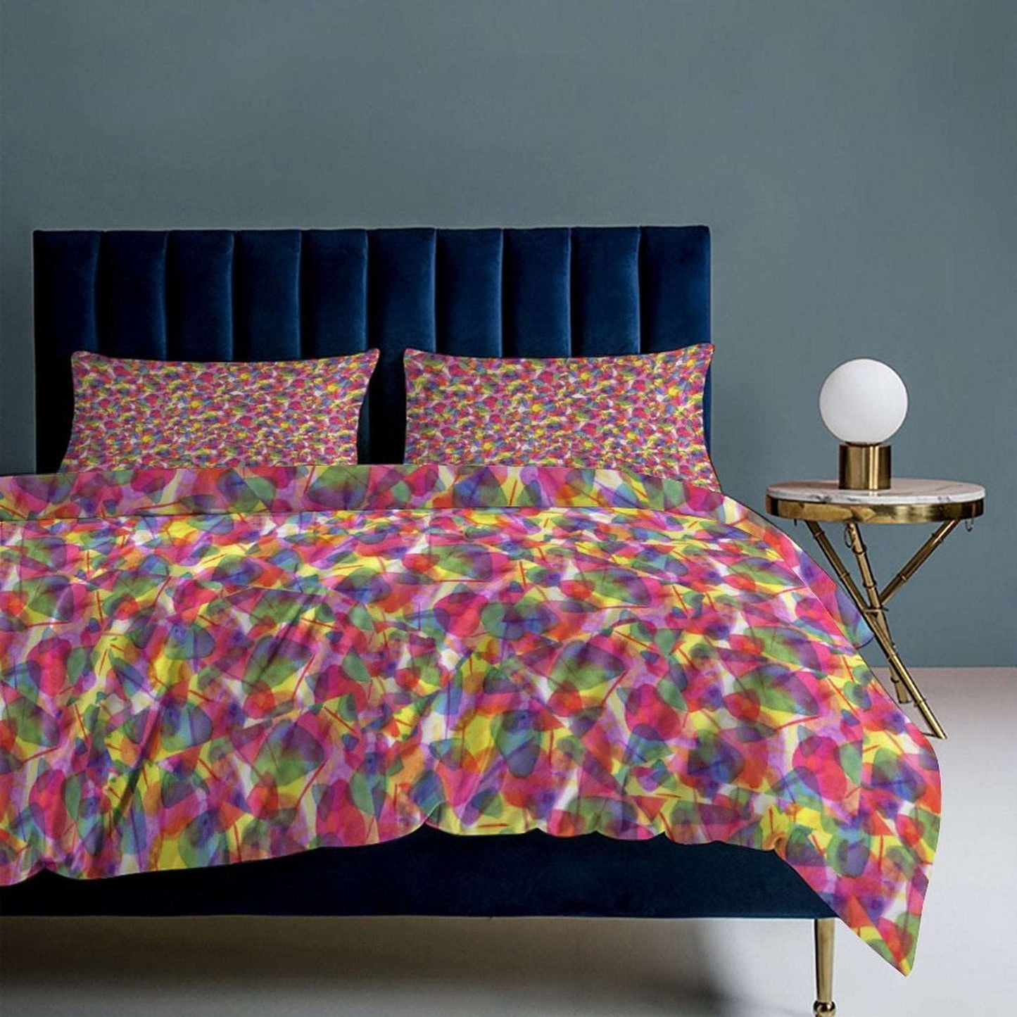 3-Piece Bedding Set-90"x90"/ 229x229cm (Dual-sided Printing)