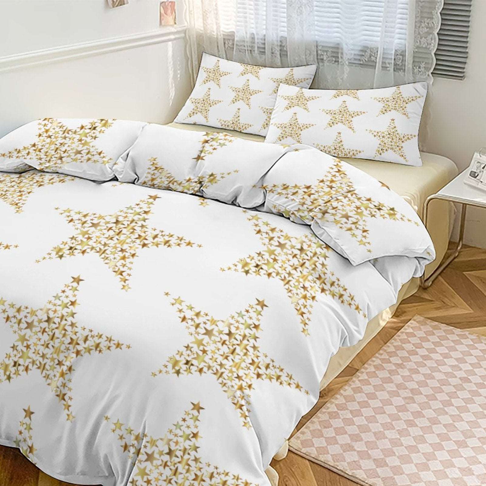 3-Piece Bedding Set-102"x90"/ 259x229cm