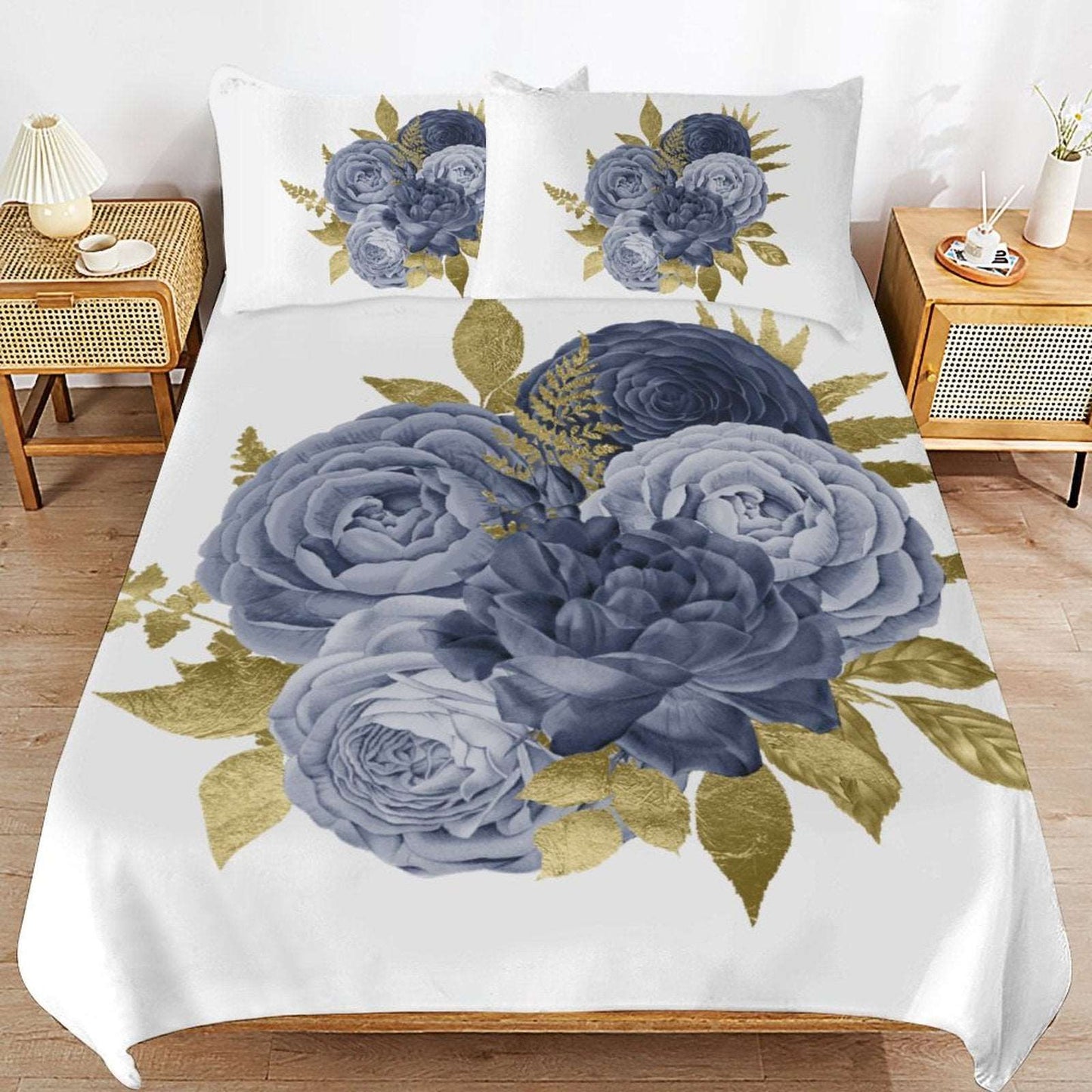 3-Piece Bedding Set-102"x90"/ 259x229cm